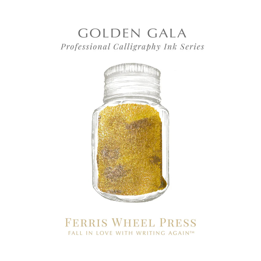 Ferris Wheel Press Calligraphy 28ml Ink - Golden Gala