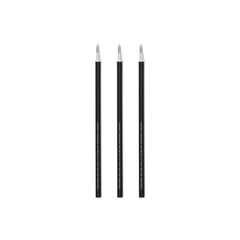 Legami Refills For Erasable Gel Pen - 3 pack