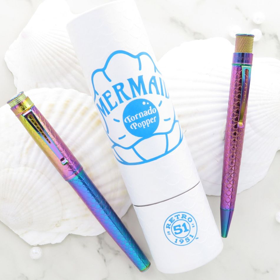 Retro 51 Tornado Popper Limited Edition Rollerball Pen - Mermaid