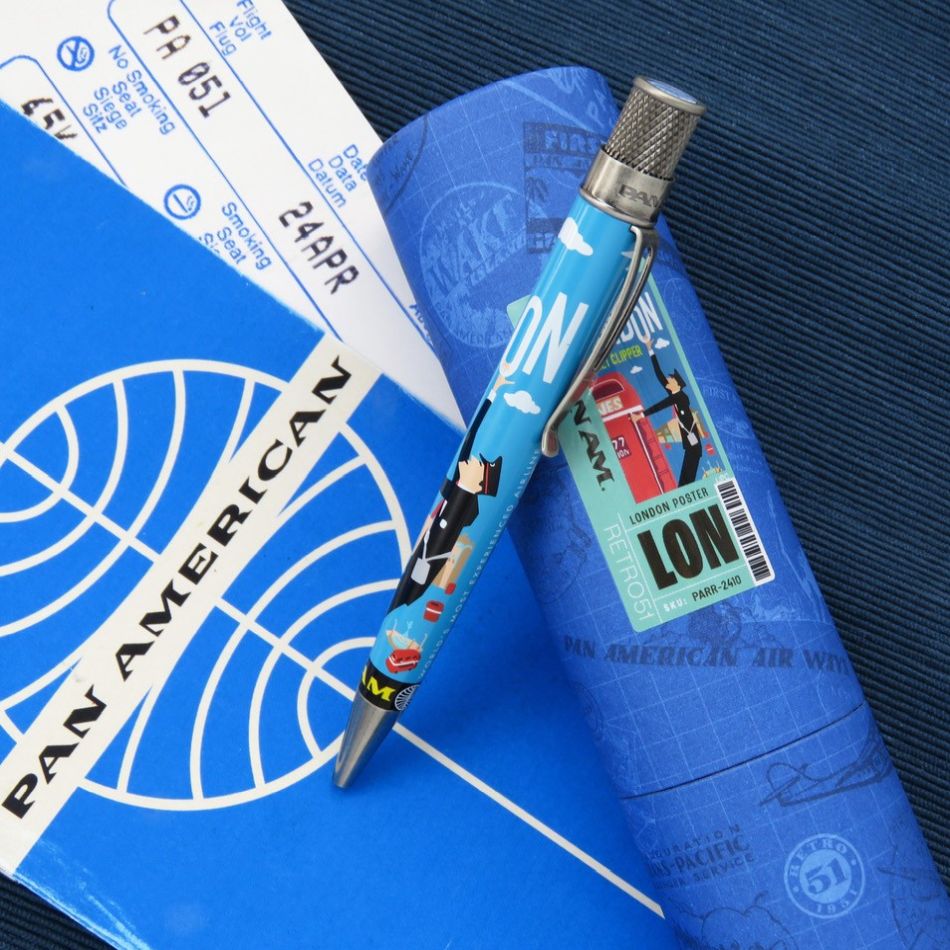 Retro 51 Tornado Pan American Rollerball Pen - London Poster