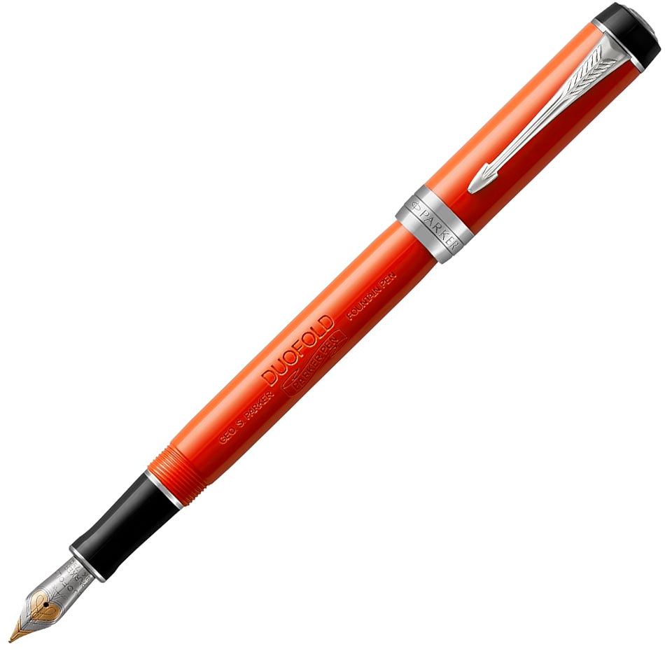 Parker Duofold Centennial Fountain Pen - Big Red Vintage