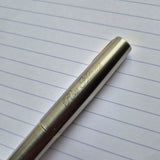 Parker Sonnet Steel Laser Engraving  (Edwardian font)