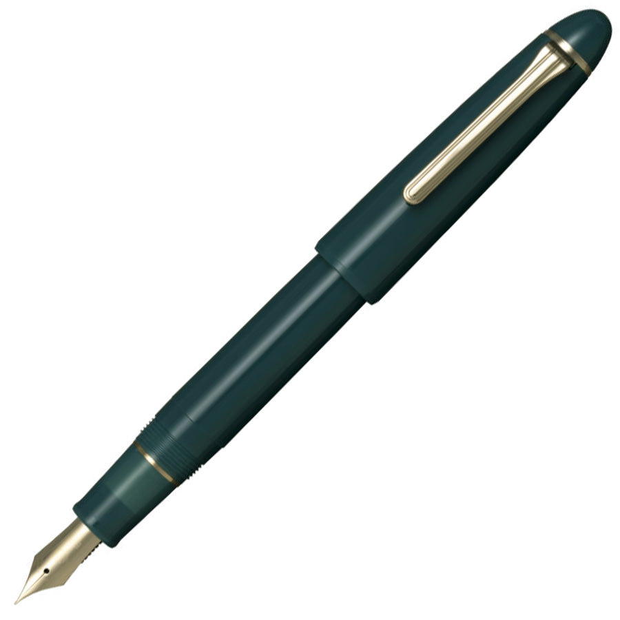 Sailor 1911 Casual L Gold Trim Fountain Pen Muted Green