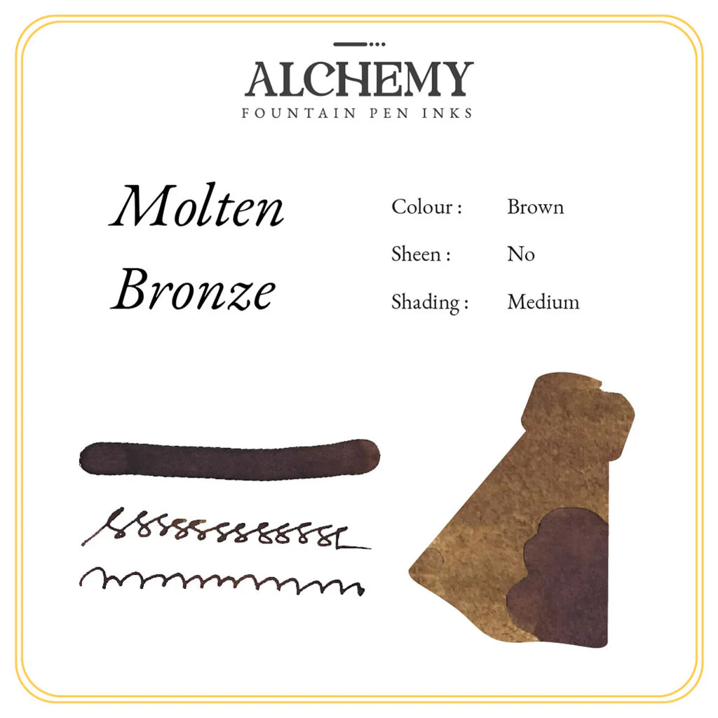 Endless Alchemy Fountain Pen Ink - Molten Bronze