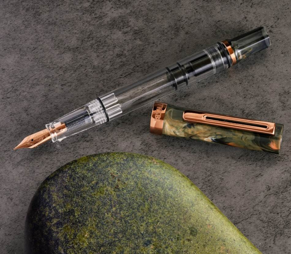 TWSBI Eco Fountain Pen - Serpentine & Bronze