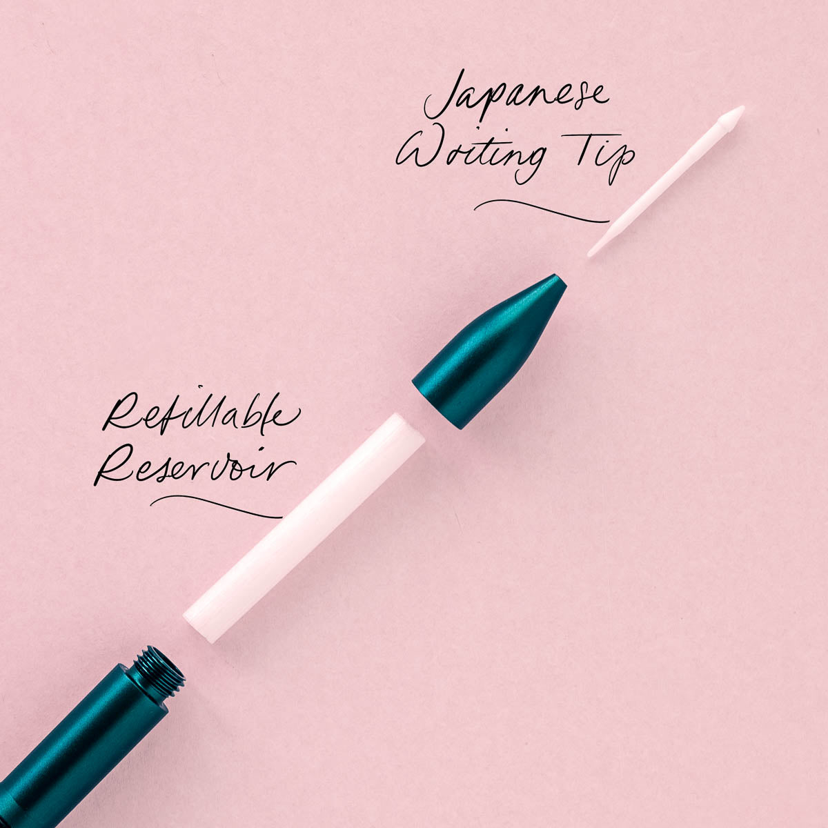 Tom's Studio The Wren Refillable Writing Pen - Black