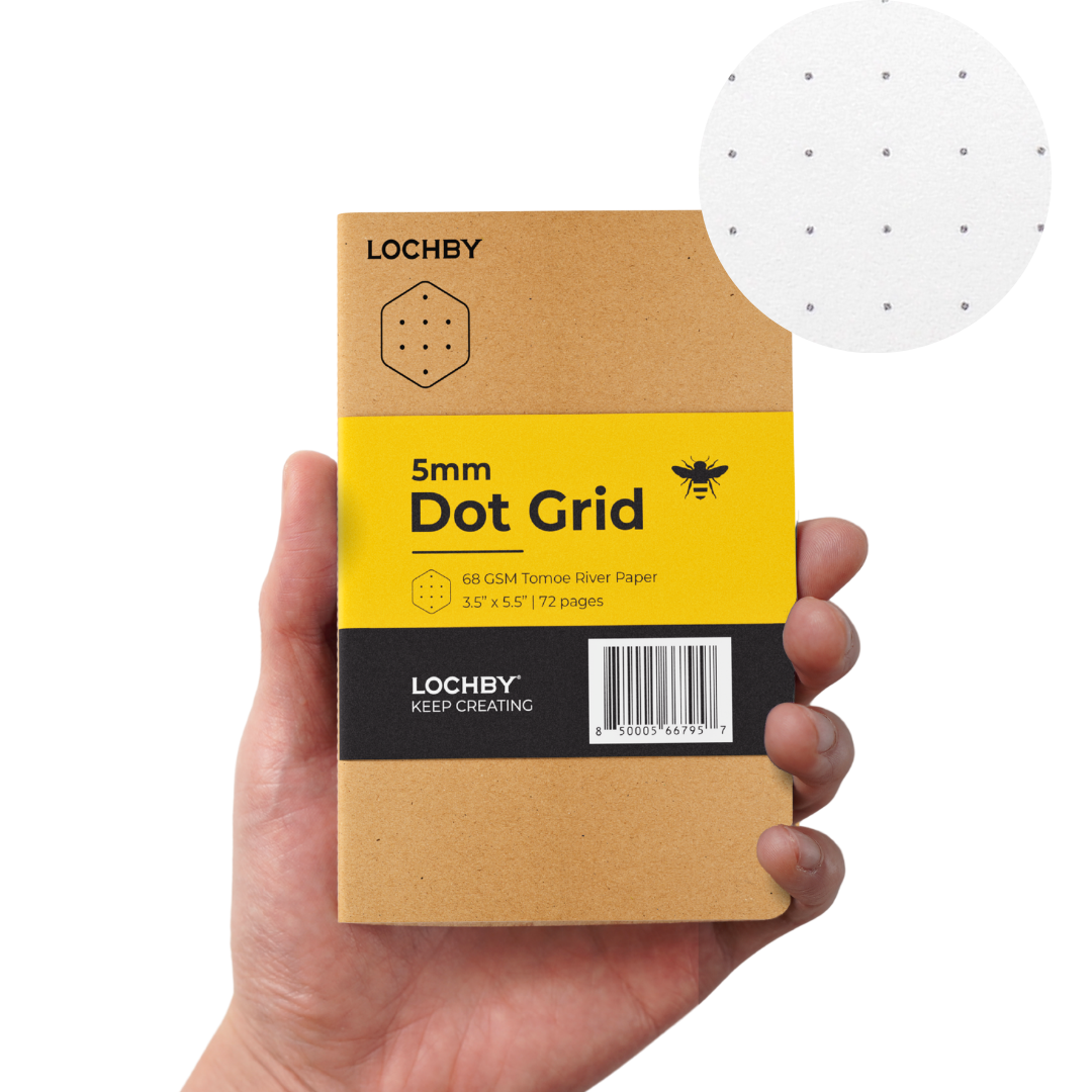 LOCHBY Tomoe River Pocket Notebook - Dot Grid