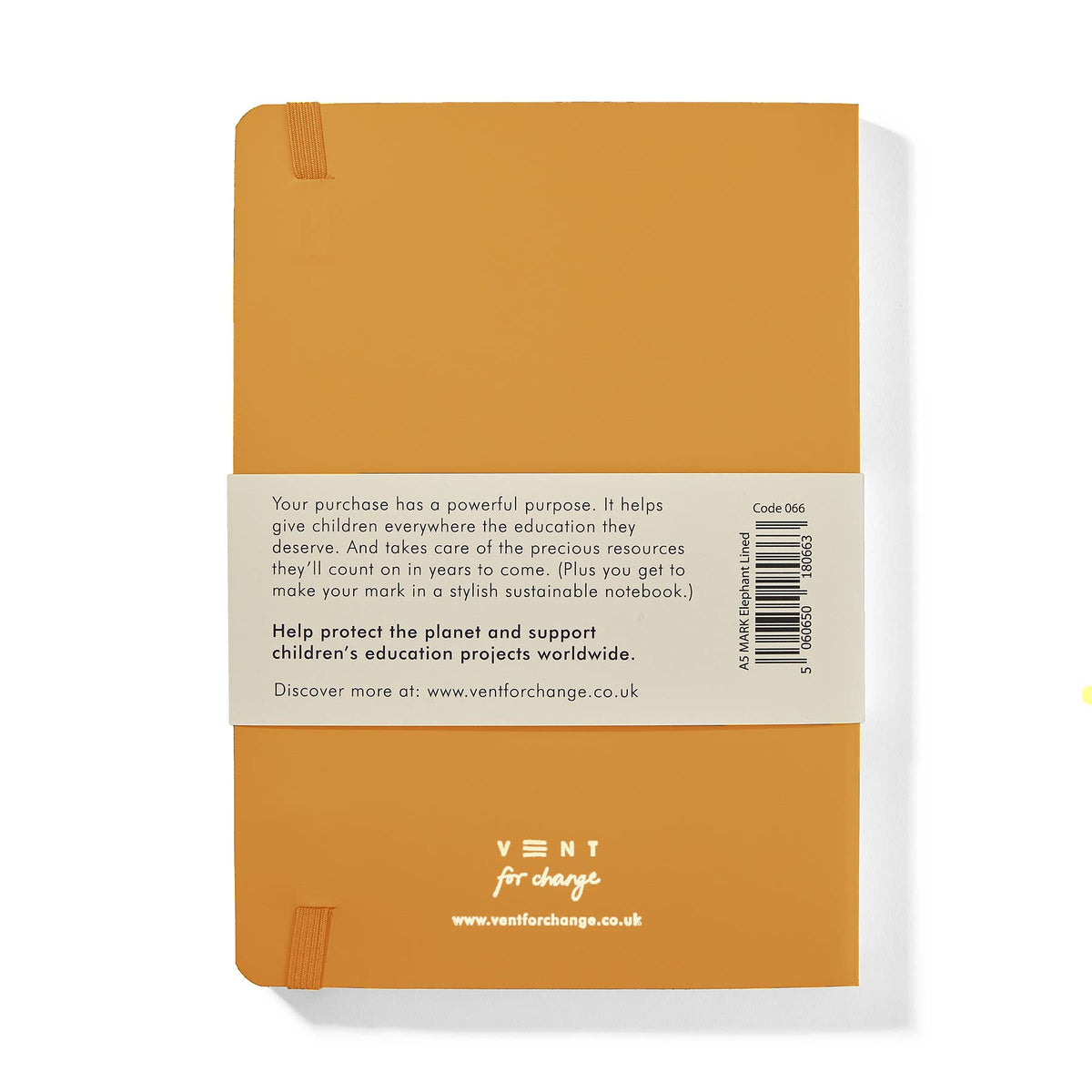 VENT for Change - Make a Mark Recycled Leather A5 Journal | Notebook