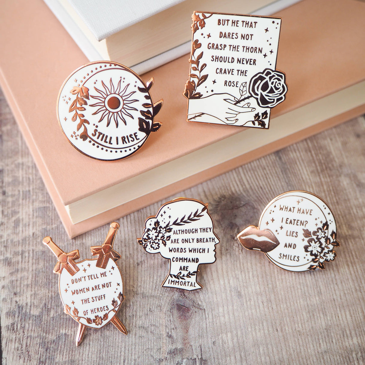 Literary Emporium Qiu Jin Enamel Pin Badge - Women Poets Collection