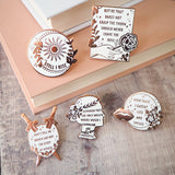 Literary Emporium Qiu Jin Enamel Pin Badge - Women Poets Collection