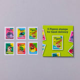Pigeon 'Hand-delivered' Stamp Stickers