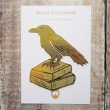 Literary Emporium Raven Brass Bookmark