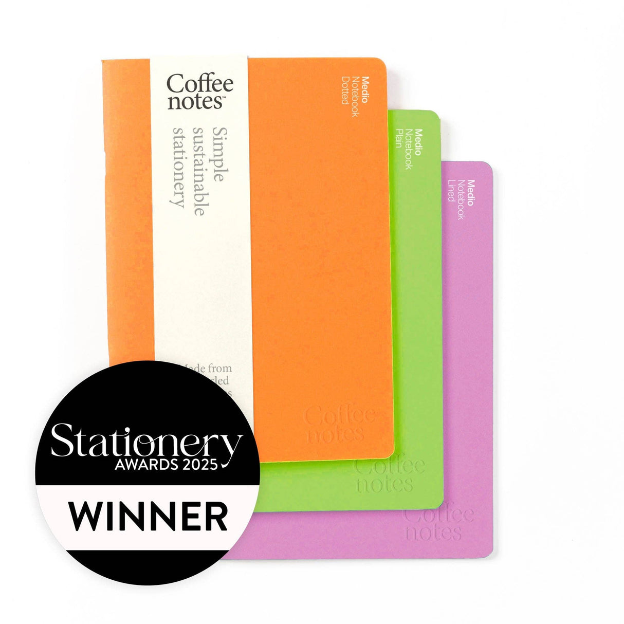 CoffeeNotes 'Tutti' Frutti Stitched Notebooks