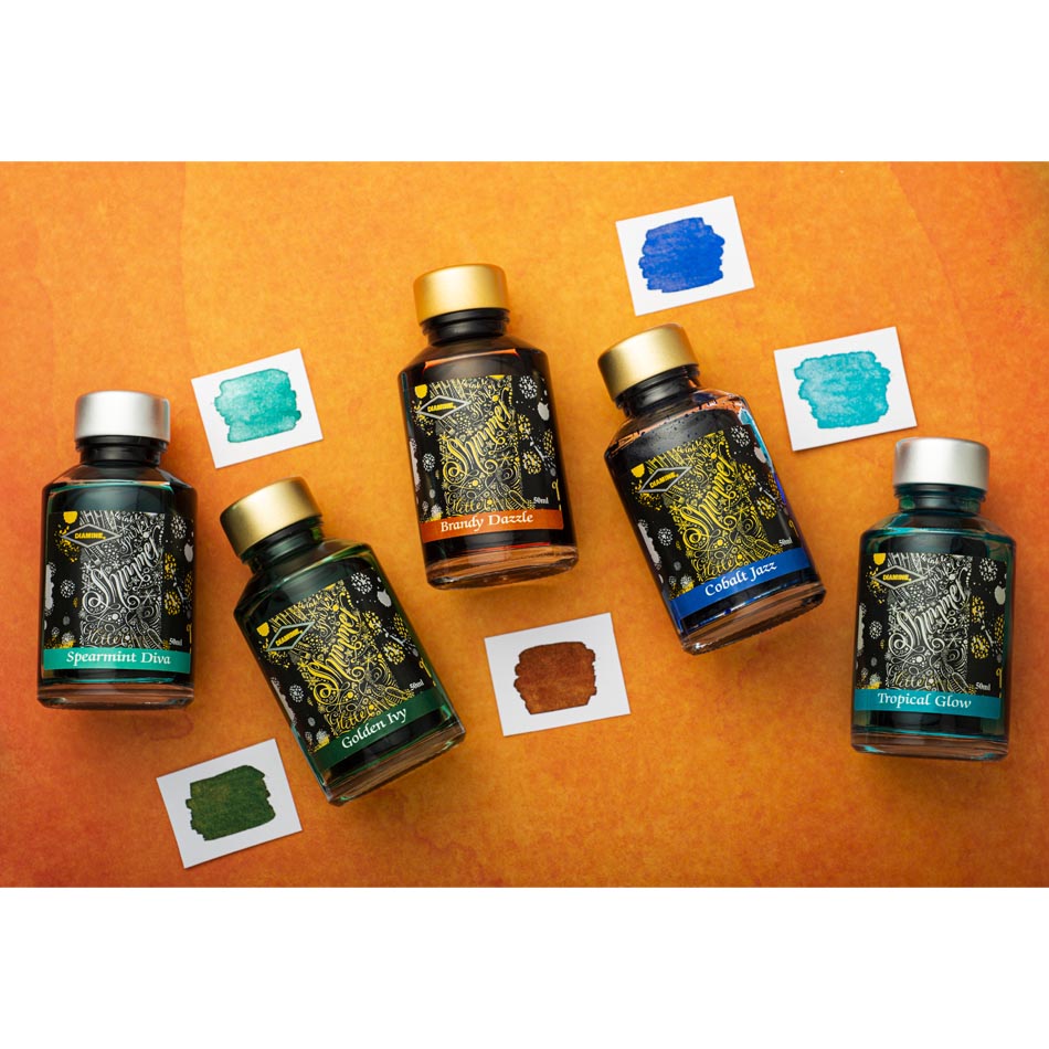 Diamine Shimmer Ink - Brandy Dazzle