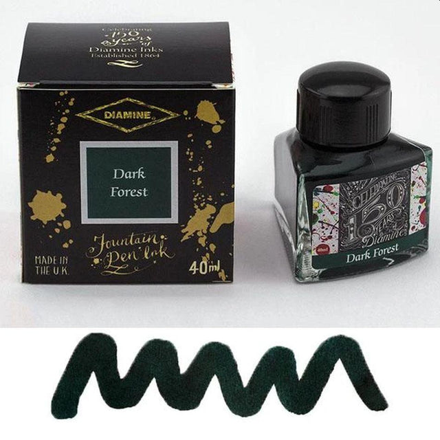 Diamine 150th Anniversary Ink - Dark Forest - Pure Pens