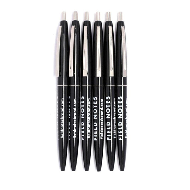 Field Notes Clic Pen 6 Pack - Pure Pens