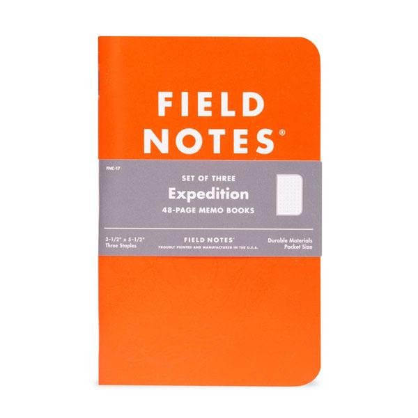 Field Notes Expedition 3 Pack Notebooks - Pure Pens