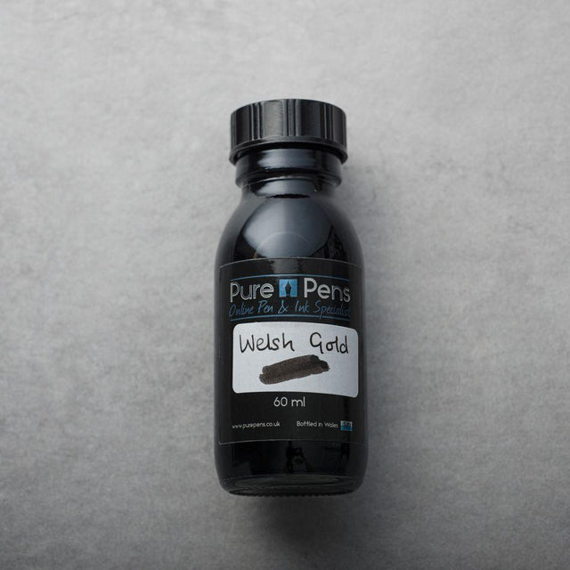 Pure Pens Ink - Welsh Gold Shimmer - Pure Pens