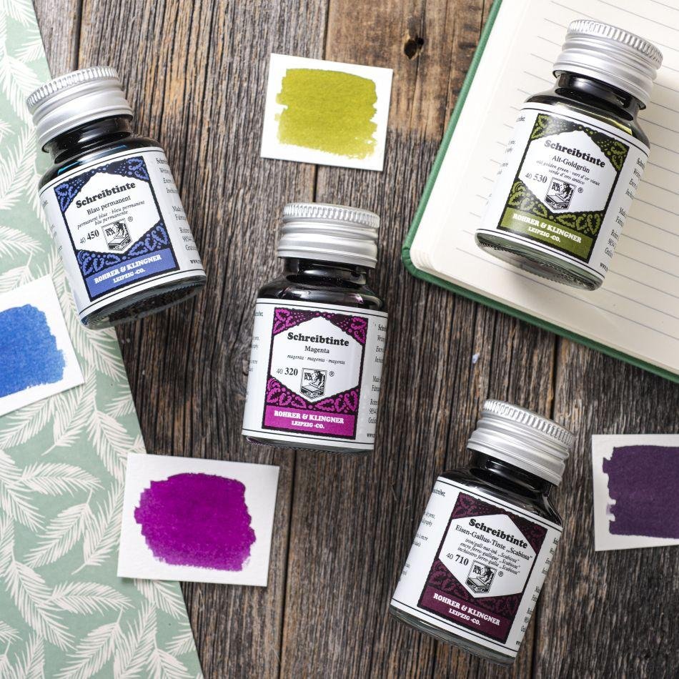Rohrer & Klingner Fountain Pen Ink - Olive Green No. 530 - Pure Pens