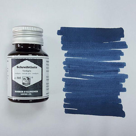 Rohrer & Klingner Fountain Pen Ink - Verdigris No. 505 - Pure Pens