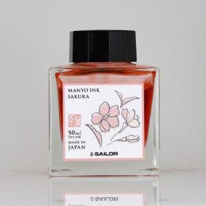 Sailor Manyo Bottled Ink - Sakura - Pure Pens