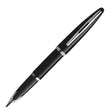 Waterman Carene Fountain Pen - Black with Palladium Trim - Pure Pens